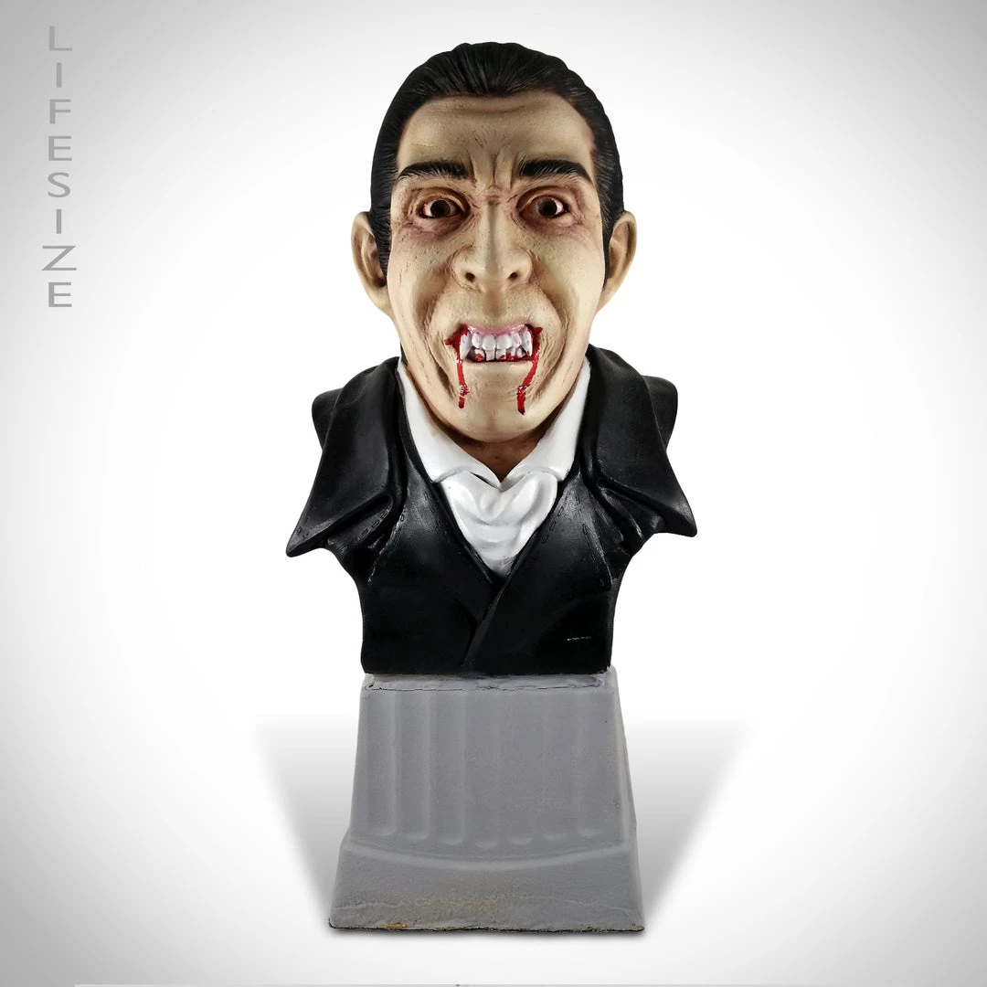 Les Envahisseurs Ready To Ship! 48 Hour Shipping! Vintage Dracula Limited Edition Head Bust Statue By Renowned Special Effects Artist Miles Teves 1 Les Envahisseurs Ready To Ship! 48 Hour Shipping! Vintage Dracula Limited Edition Head Bust Statue By Renowned Special Effects Artist Miles Teves