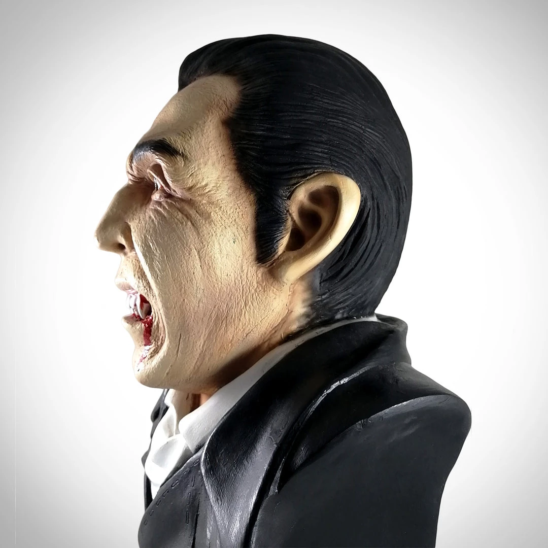 Les Envahisseurs Ready To Ship! 48 Hour Shipping! Vintage Dracula Limited Edition Head Bust Statue By Renowned Special Effects Artist Miles Teves 3 Les Envahisseurs Ready To Ship! 48 Hour Shipping! Vintage Dracula Limited Edition Head Bust Statue By Renowned Special Effects Artist Miles Teves