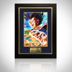 VAULT COLLECTIBLES Dragon Ball Z Original Artwork Print Hand Signed By Greg Horn Rare-T Exclusive Custom Frame Signed Memorabilia