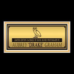 RARE-T Limited Edition Frames Drake Limited Signature Edition Studio Licensed Photo Custom Frame