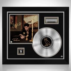 RARE-T Drake Take Care Platinum LP Limited Signature Edition Studio Licensed Custom Frame Limited Edition Frames
