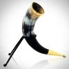 BEN - SKULL STORE Ancient Artifacts Viking Drinking Bull Horn With Custom Stand