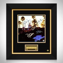 RARE-T The Eagles Hotel California LP Cover Limited Signature Edition Studio Licensed Custom Frame Limited Edition Frames