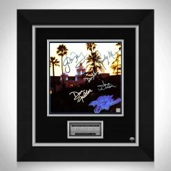 RARE-T The Eagles Hotel California LP Cover Limited Signature Edition Studio Licensed Custom Frame Limited Edition Frames
