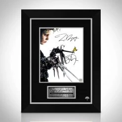 RARE-T Edward Scissorhands Photo Limited Signature Edition Studio Licensed Custom Frame