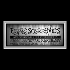RARE-T Edward Scissorhands Photo Limited Signature Edition Studio Licensed Custom Frame