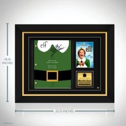 RARE-T Limited Edition Frames Elf Movie Script Limited Signature Edition Studio Licensed Custom Frame
