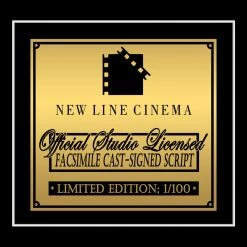 RARE-T Limited Edition Frames Elf Movie Script Limited Signature Edition Studio Licensed Custom Frame