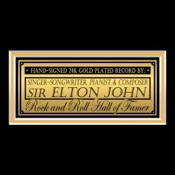 PPC Elton John-A Single Man Beckett Certified Hand-Signed LP By Elton John Custom Frame Signed Memorabilia 18 PPC Elton John-A Single Man Beckett Certified Hand-Signed LP By Elton John Custom Frame Signed Memorabilia