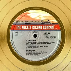 PPC Elton John-A Single Man Beckett Certified Hand-Signed LP By Elton John Custom Frame Signed Memorabilia 24 PPC Elton John-A Single Man Beckett Certified Hand-Signed LP By Elton John Custom Frame Signed Memorabilia