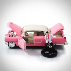 Toy Wonders Die-Cast Vehicles Elvis Presley - 1955 Pink Cadillac Fleetwood Die-Cast Car Limited Edition Custom Display