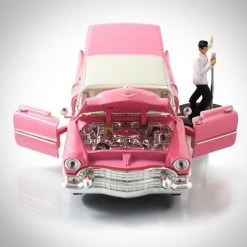 Toy Wonders Die-Cast Vehicles Elvis Presley - 1955 Pink Cadillac Fleetwood Die-Cast Car Limited Edition Custom Display