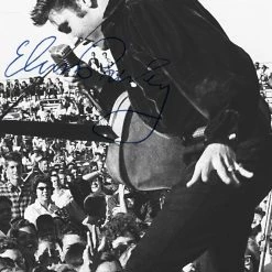 RARE-T Elvis Presley Live Photo Limited Signature Edition Studio Licensed Custom Frame