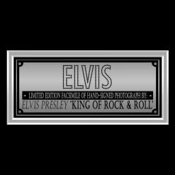 RARE-T Elvis Presley Live Photo Limited Signature Edition Studio Licensed Custom Frame 9 RARE-T Elvis Presley Live Photo Limited Signature Edition Studio Licensed Custom Frame