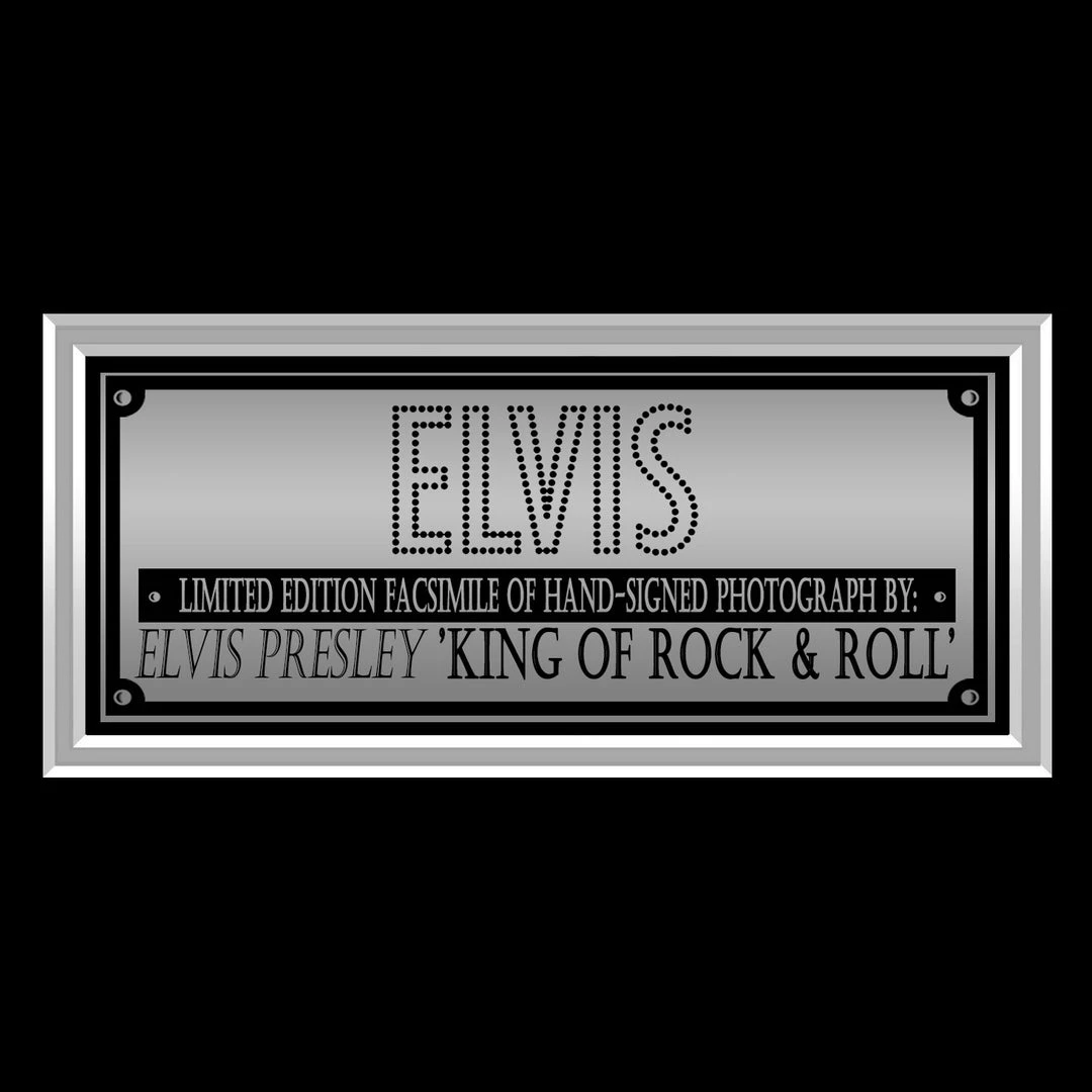 RARE-T Elvis Presley Live Photo Limited Signature Edition Studio Licensed Custom Frame 4 RARE-T Elvis Presley Live Photo Limited Signature Edition Studio Licensed Custom Frame