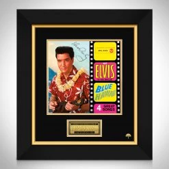 RARE-T Elvis Presley Blue Hawaii LP Cover Limited Signature Edition Studio Licensed Custom Frame Limited Edition Frames