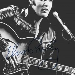 RARE-T Elvis Presley Leather Jacket Photo Limited Signature Edition Studio Licensed Custom Frame