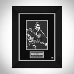 RARE-T Elvis Presley Leather Jacket Photo Limited Signature Edition Studio Licensed Custom Frame