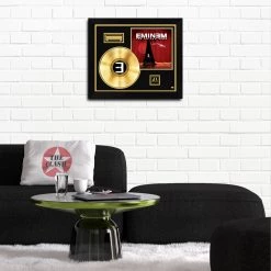 RARE-T Eminem The Eminem Show Gold LP Limited Signature Edition Studio Licensed Custom Frame Limited Edition Frames 14 RARE-T Eminem The Eminem Show Gold LP Limited Signature Edition Studio Licensed Custom Frame Limited Edition Frames