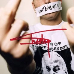 RARE-T Limited Edition Frames Eminem I Don'T Give A Fk Photo Limited Signature Edition Studio Licensed Custom Frame