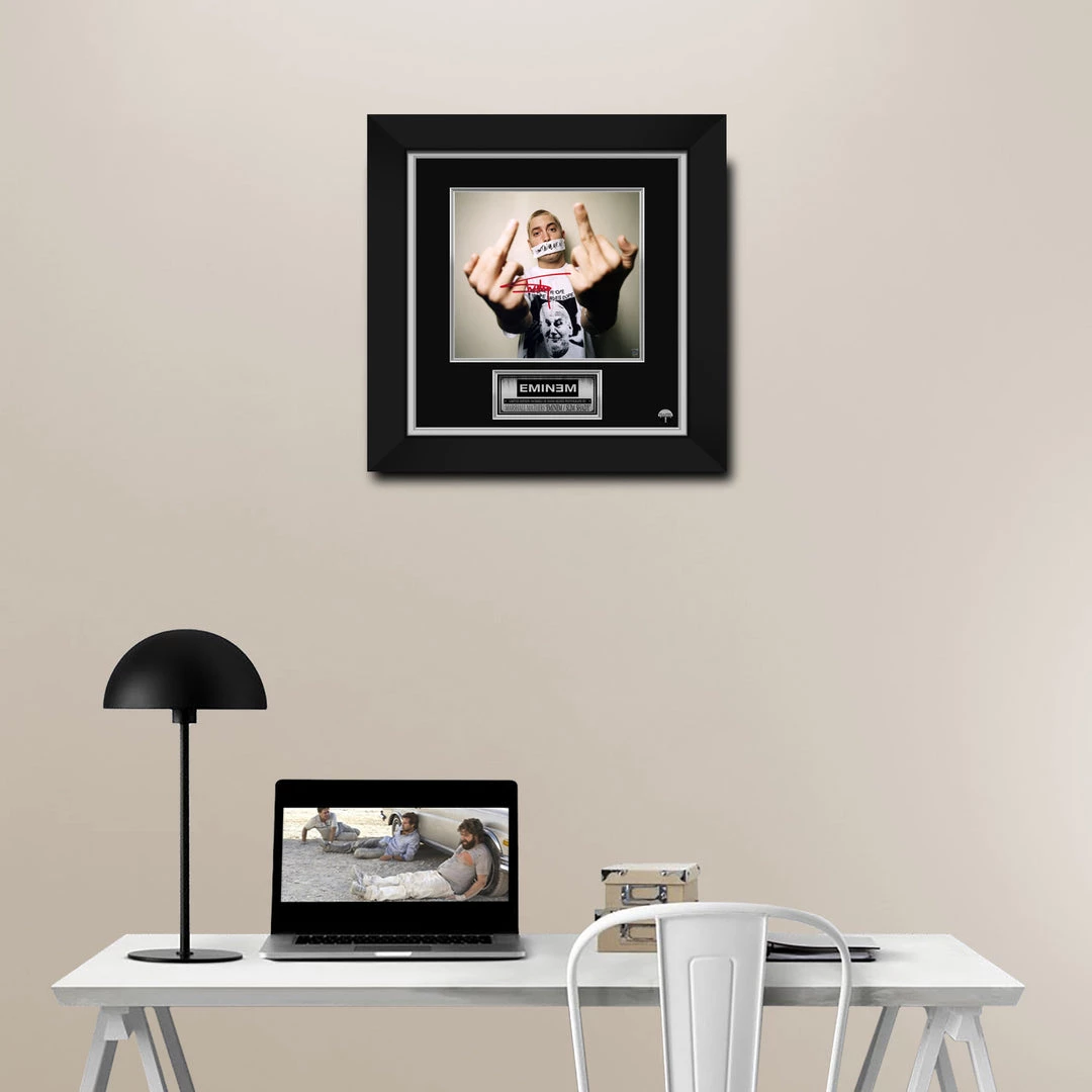 RARE-T Limited Edition Frames Eminem I Don'T Give A Fk Photo Limited Signature Edition Studio Licensed Custom Frame 3 RARE-T Limited Edition Frames Eminem I Don'T Give A Fk Photo Limited Signature Edition Studio Licensed Custom Frame