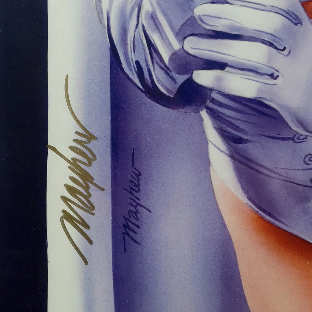 VAULT COLLECTIBLES Emma Frost- Hand-Signed Artwork Print By Artist Mike Mayhew Custom Frame 2 VAULT COLLECTIBLES Emma Frost- Hand-Signed Artwork Print By Artist Mike Mayhew Custom Frame