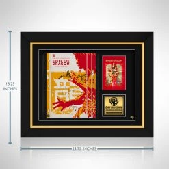 RARE-T Enter The Dragon Transcript Limited Signature Edition Studio Licensed Custom Frame