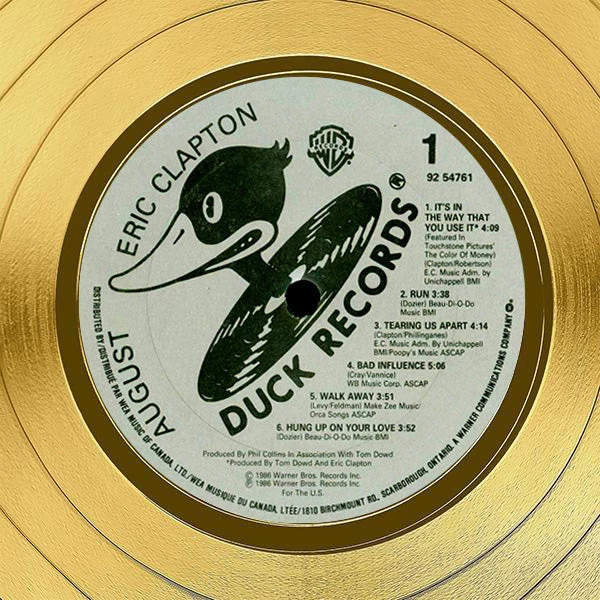 Rare-T Eric Clapton August Gold LP Limited Signature Edition Studio Licensed Custom Frame Limited Edition Frames 5 Rare-T Eric Clapton August Gold LP Limited Signature Edition Studio Licensed Custom Frame Limited Edition Frames