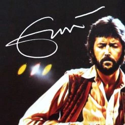 RARE-T Eric Clapton Live In The Seventies Gold LP Limited Signature Edition Studio Licensed Custom Frame