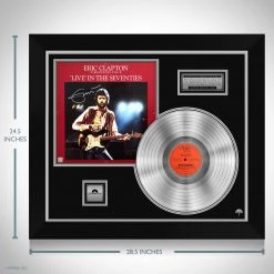 RARE-T Eric Clapton Live In The Seventies Platinum LP Limited Signature Edition Studio Licensed Custom Frame 15 RARE-T Eric Clapton Live In The Seventies Platinum LP Limited Signature Edition Studio Licensed Custom Frame
