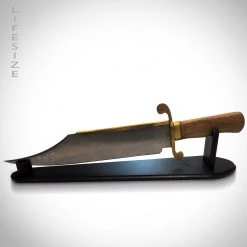 Wicked The Expendables - Bowie Blade Knife/Dagger Handmade Prop With Stand