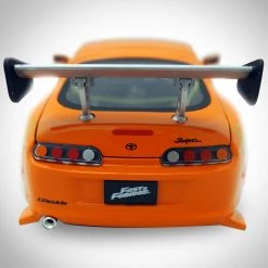 Toy Wonders Fast & Furious Brian's 2001 Toyota Supra Orange Die Cast Car Custom Museum Display Ready To Ship! 48 Hour Shipping!