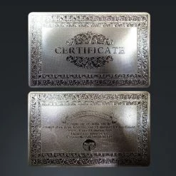 RARE-T Platinum Plated Playing Cards 100 Cad Pattern 11 RARE-T Platinum Plated Playing Cards 100 Cad Pattern