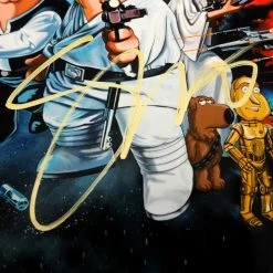 RARE-T Family Guy Star Wars Photo Seth MacFarlane Limited Signature Edition Studio Licensed Custom Frame Limited Edition Frames