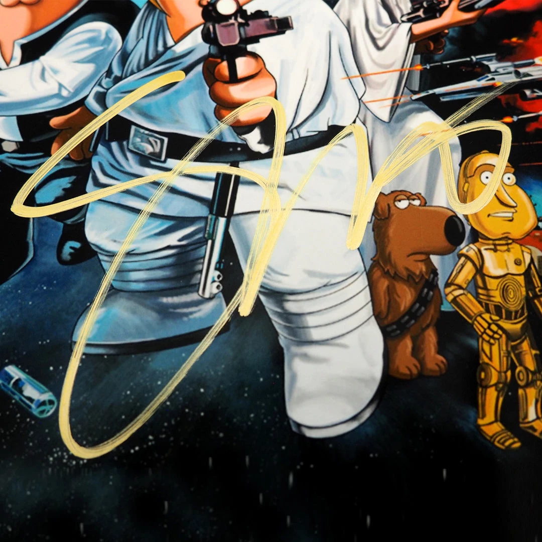 RARE-T Family Guy Star Wars Photo Seth MacFarlane Limited Signature Edition Studio Licensed Custom Frame Limited Edition Frames 2 RARE-T Family Guy Star Wars Photo Seth MacFarlane Limited Signature Edition Studio Licensed Custom Frame Limited Edition Frames