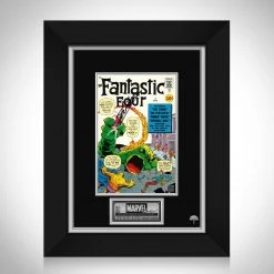 RARE-T The Fantastic Four #1 Stan Lee Limited Signature Edition Comic Book Cover Art Custom Frame