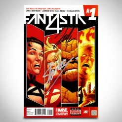 APW Fantastic Four- 'Fantastic 4 #1' Hand-Signed Comic Book By Artist Leonard Kirk & Stan Lee Custom Frame Signed Memorabilia 10 APW Fantastic Four- 'Fantastic 4 #1' Hand-Signed Comic Book By Artist Leonard Kirk & Stan Lee Custom Frame Signed Memorabilia