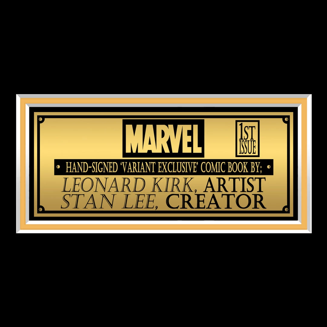 APW Fantastic Four- 'Fantastic 4 #1' Hand-Signed Comic Book By Artist Leonard Kirk & Stan Lee Custom Frame Signed Memorabilia 5 APW Fantastic Four- 'Fantastic 4 #1' Hand-Signed Comic Book By Artist Leonard Kirk & Stan Lee Custom Frame Signed Memorabilia