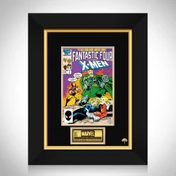 APW Fantastic Four Vs X-Men #1 Feb (1986) Hand-Signed Comic Book By Jon Bogdanove Custom Frame