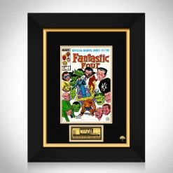 APW Fantastic Four 'Official Marvel Index #1 Dec (1985)' Hand-Signed Comic Book By Stan Lee Custom Frame
