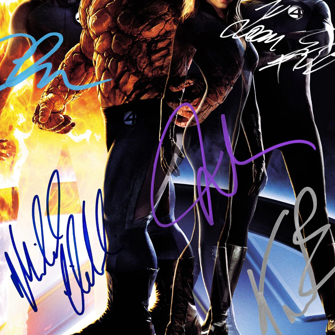 RARE-T Limited Edition Frames Fantastic Four Limited Signature Edition Studio Licensed Movie Mini Poster Custom Frame 5 RARE-T Limited Edition Frames Fantastic Four Limited Signature Edition Studio Licensed Movie Mini Poster Custom Frame