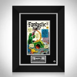 RARE-T Fantastic Four #1 - Stan Lee Limited Signature Edition Licensed Comic Book Cover Art Custom Frame Limited Edition Frames