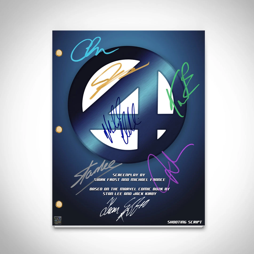 RARE-T Fantastic Four 2005 Script Limited Signature Edition Studio Licensed Custom Frame 5 RARE-T Fantastic Four 2005 Script Limited Signature Edition Studio Licensed Custom Frame