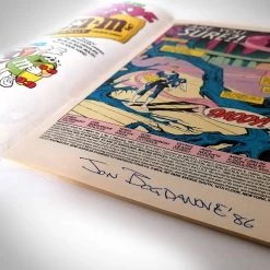 APW Fantastic Four Vs X-Men #1 Feb (1986) Hand-Signed Comic Book By Jon Bogdanove Custom Frame