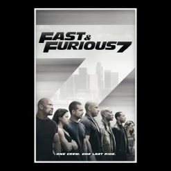 RARE-T Limited Edition Frames Furious 7 Transcript Limited Signature Edition Studio Licensed Custom Frame