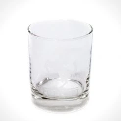 Bullet Handmade 'Ferrari' Etched Rock Glass