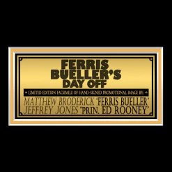 RARE-T Ferris Bueller's Day Off Movie Photo Limited Signature Edition Studio Licensed Custom Frame