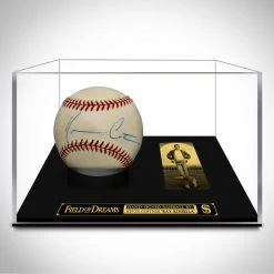 PPC Signed Memorabilia Field Of Dreams - Beckett Certified Hand-Signed Baseball By Kevin Costner Custom Museum Display