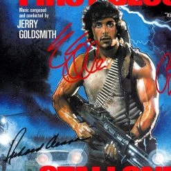 RARE-T Limited Edition Frames Rambo First Blood LP Cover Limited Signature Edition Studio Licensed Custom Frame 10 RARE-T Limited Edition Frames Rambo First Blood LP Cover Limited Signature Edition Studio Licensed Custom Frame