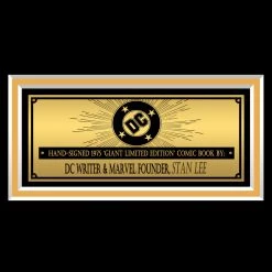 APW The Flash Famous 1St Edition #F-8 Limited Treasury Sized Hand-Signed Comic By Stan Lee Custom Frame Signed Memorabilia